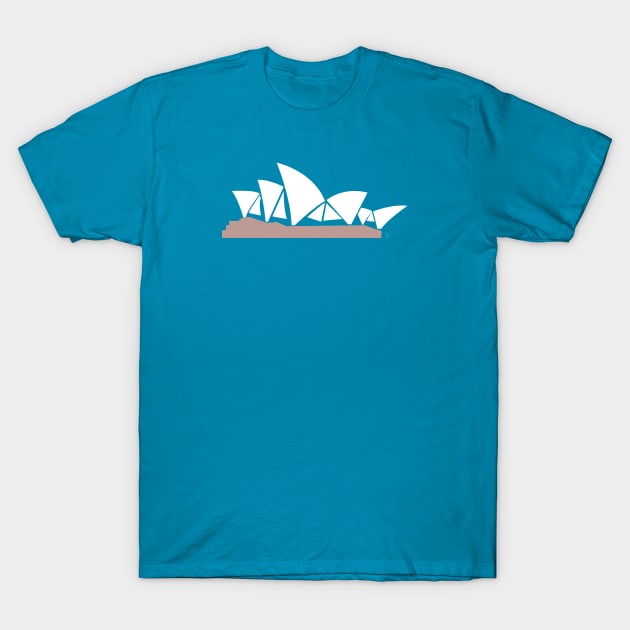 Sydney Opera House, Australia T-Shirt by lymancreativeco